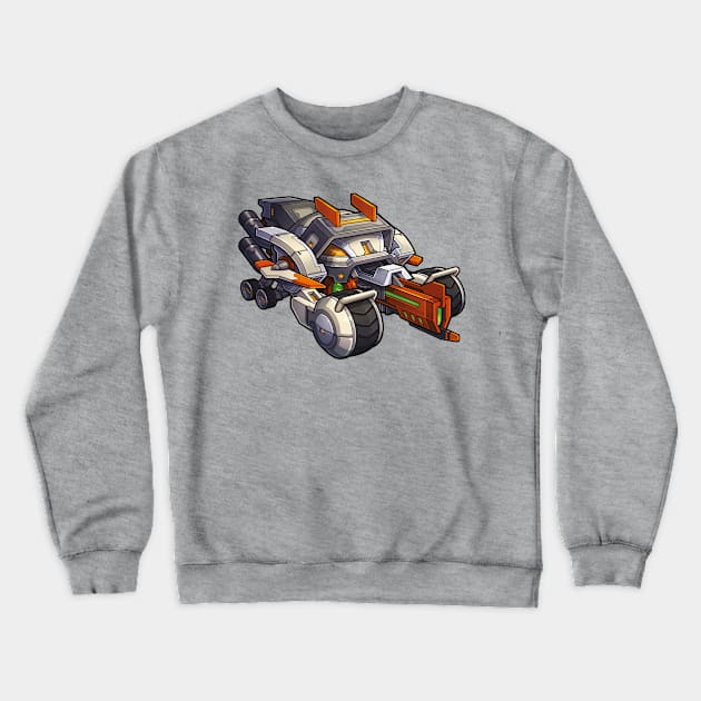 Micro Bots - Astro Crewneck Sweatshirt by Prometheus Game Labs